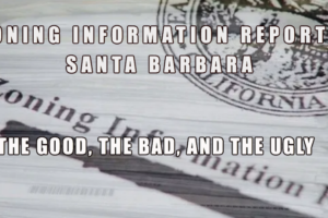 Zoning Informatioo Report Santa Barbara