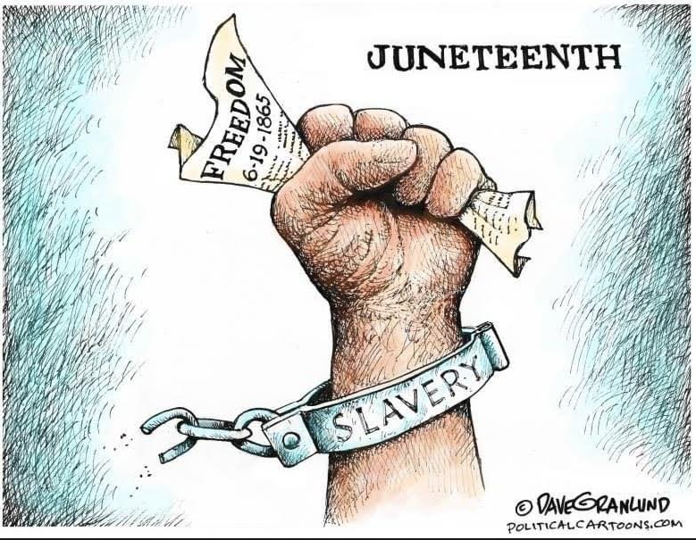 Juneteenth Dave Granland PoliticalCartoons.com