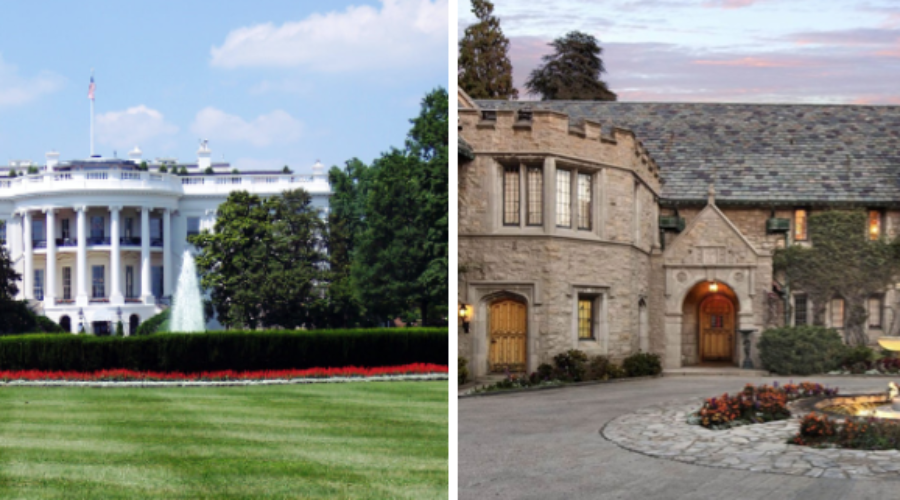 The White House and the Playboy Mansion